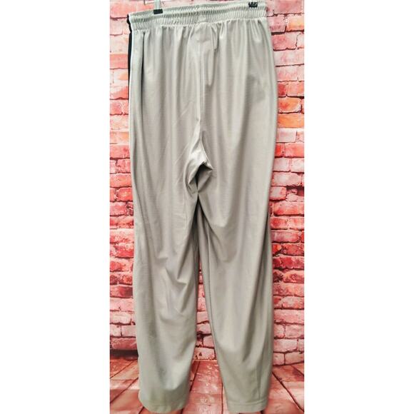 Jordan Track Pants Large Gray Straight Elastic Waist Drawstring Ankle Zip - Picture 8 of 9